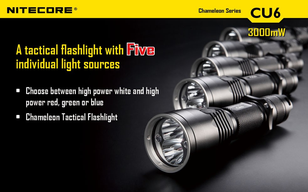 Lanterna LED profesionala Nitecore Chameleon CU6 cu LED ultraviolet Lanterna LED profesionala Nitecore Chameleon CU6 cu LED ultraviolet