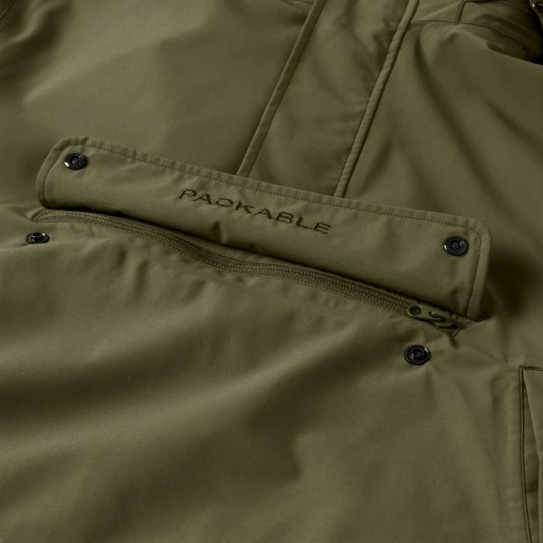 Jacheta de vanatoare Harkila Orton packable smock verde deschis impermeabilă